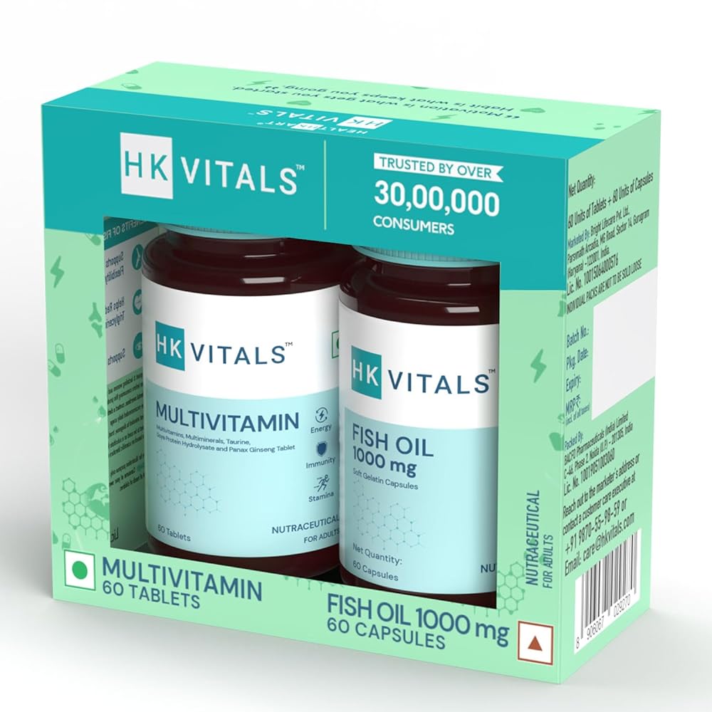 HealthKart Fish Oil & Multivitamin ...