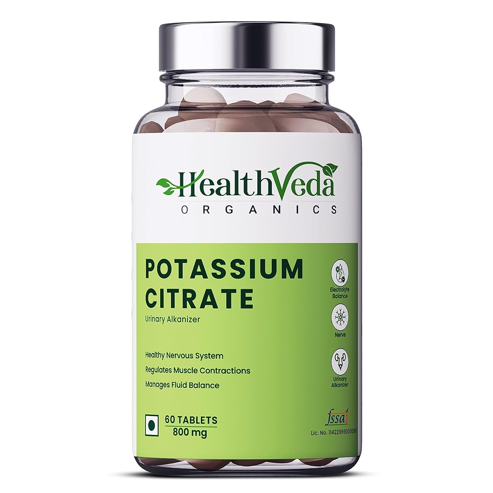 Health Veda Potassium Citrate 800mg Tab...