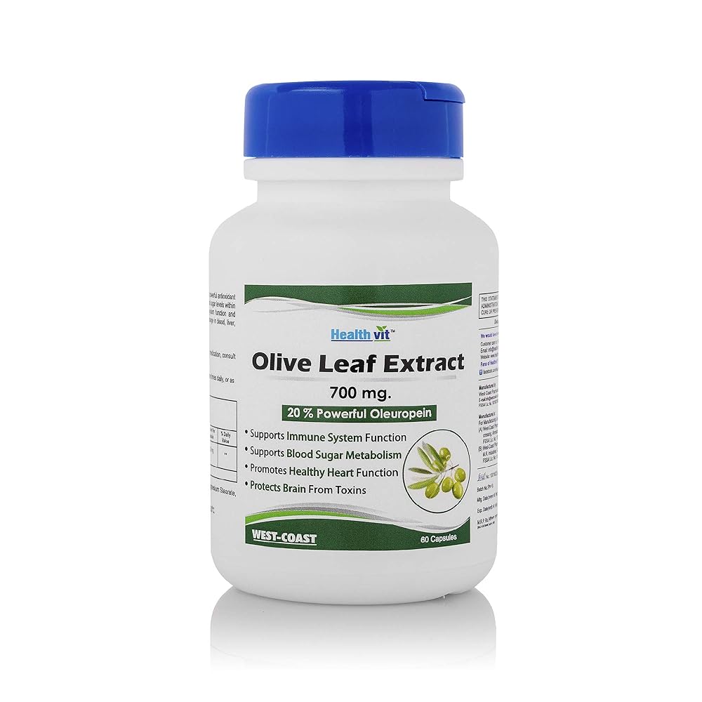 Healthvit Olive Leaf Extract Capsules &...