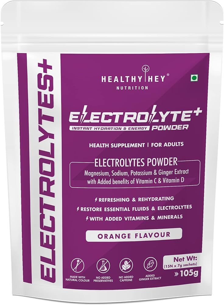 HealthyHey Electrolyte Powder with Ging...