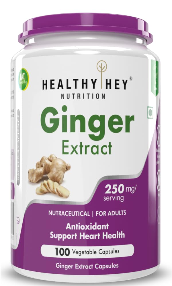 HealthyHey Ginger Extract Capsules