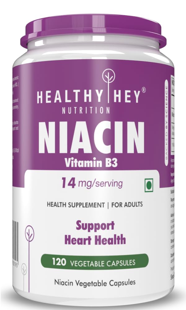 HealthyHey Niacin B3 Capsules