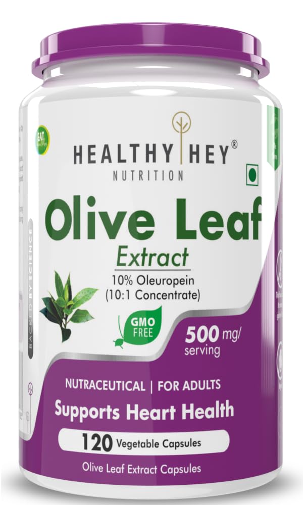 HealthyHey Olive Leaf Extract Capsules