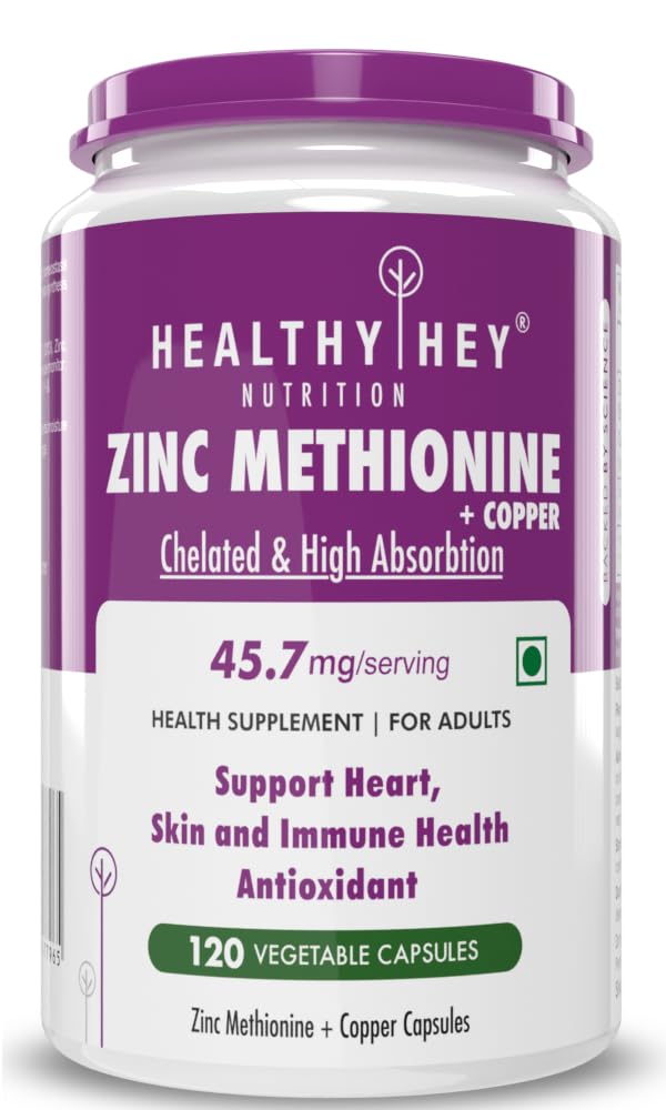 Healthyhey Zinc Methionine + Copper ...