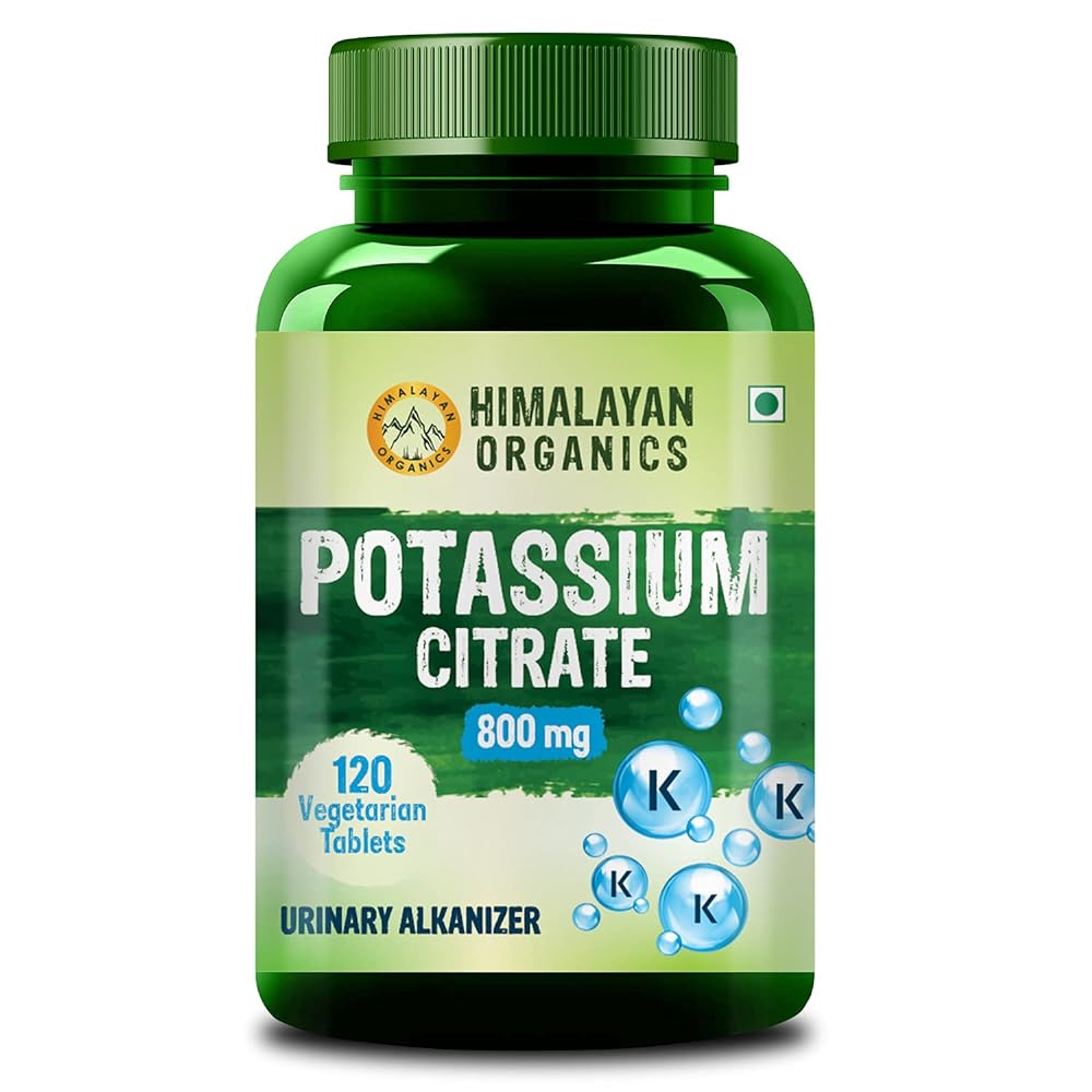Himalayan Organic Potassium Citrate 800...