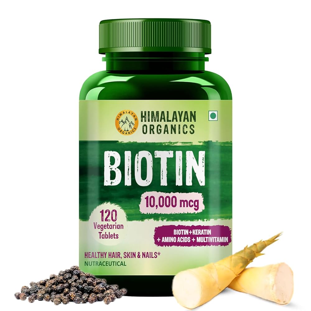 HIMALAYAN ORGANICS Biotin Supplement &#...