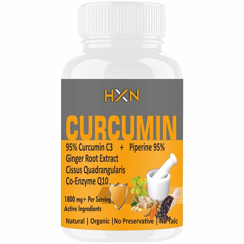 HXN Curcumin Supplement with Bioperine ...