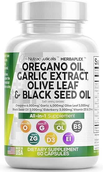 Immune Support Supplement with Oregano Oil