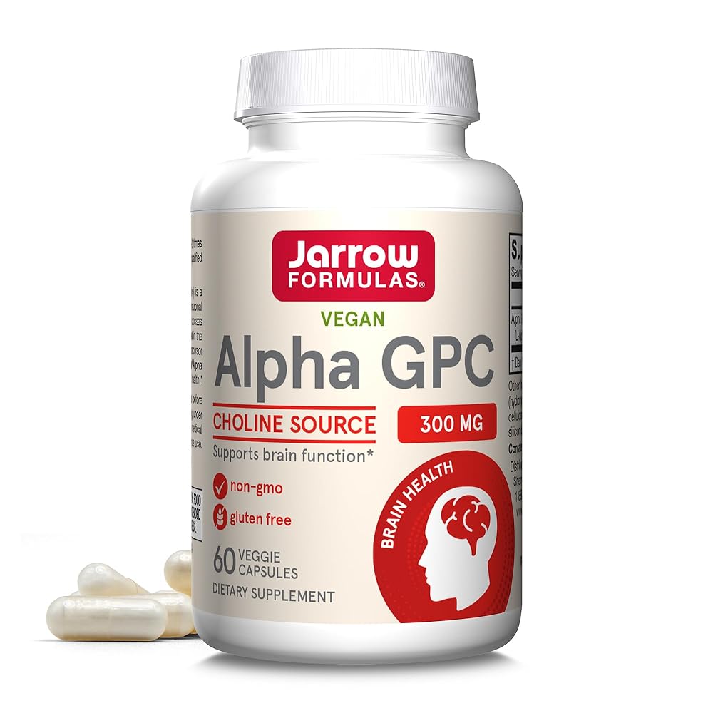 Jarrow Alpha GPC 300, 60 Caps
