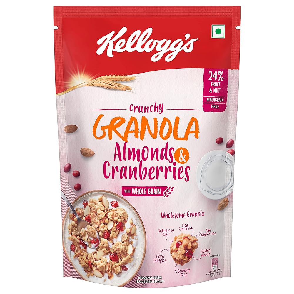 Kellogg’s Crunchy Granola Almonds...