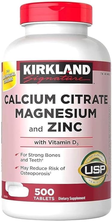 Kirkland Calcium Citrate Magnesium Zinc...