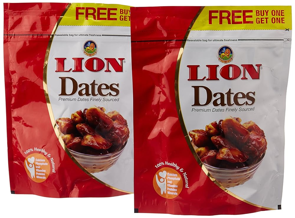 Lion Seeded Dates 500gm Refill