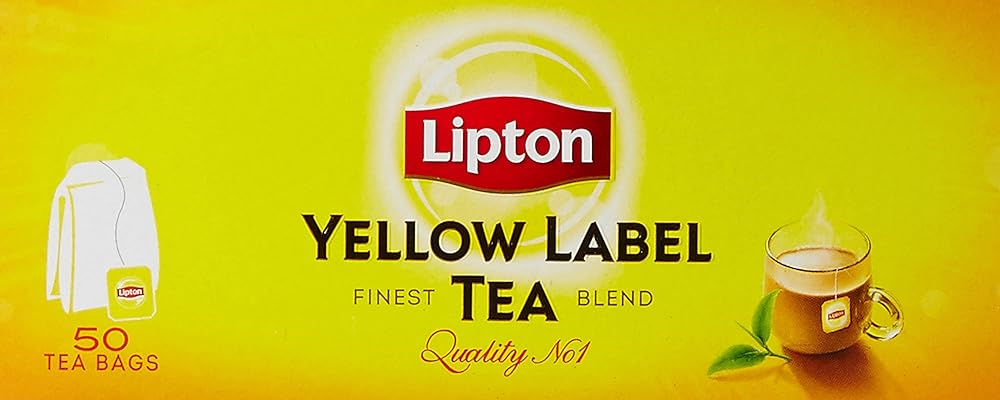 Lipton Yellow Label Tea Bags, 50-Pack