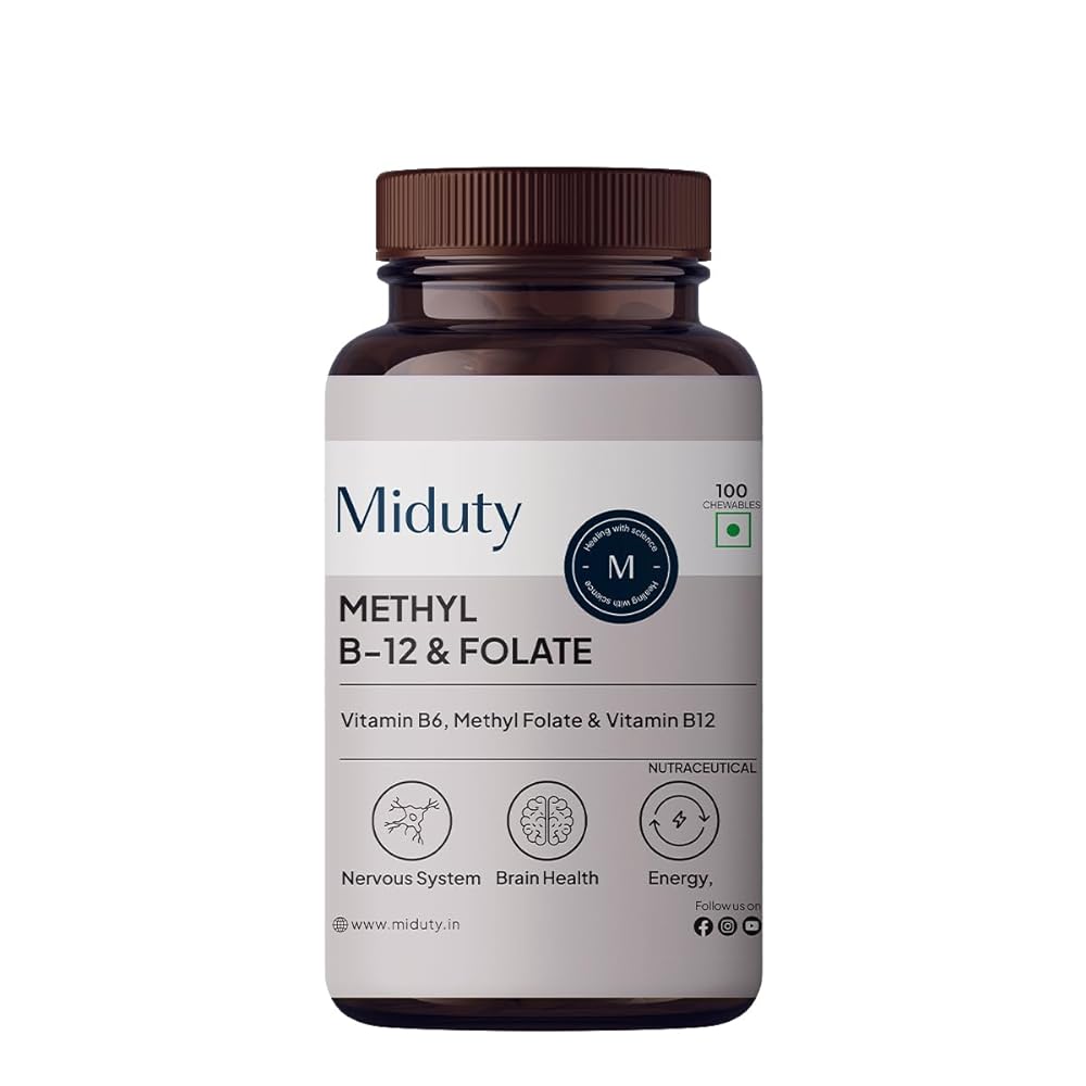 Miduty Palak Notes Vitamin B12 Chewable...