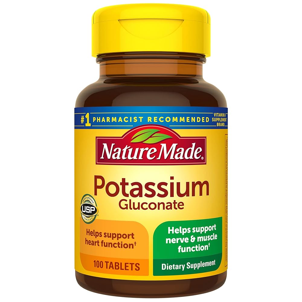 Nature Made Potassium 550mg, 100 Tablets