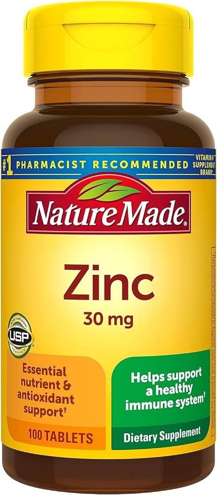 Nature Made Zinc, 100 Tablets
