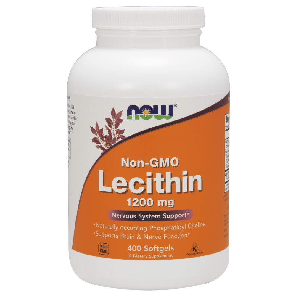 Now Foods Lecithin 1200mg Softgels