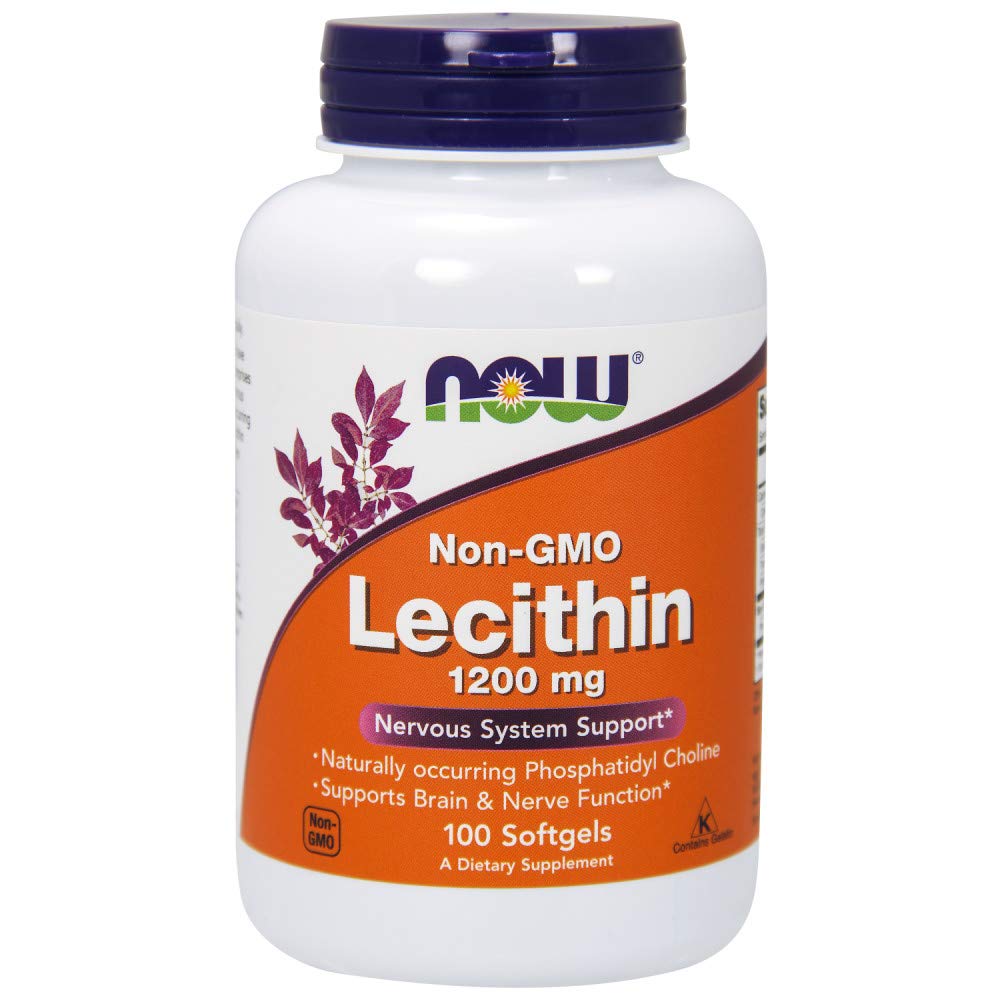 Now Foods Lecithin Soft-gels, 100ct
