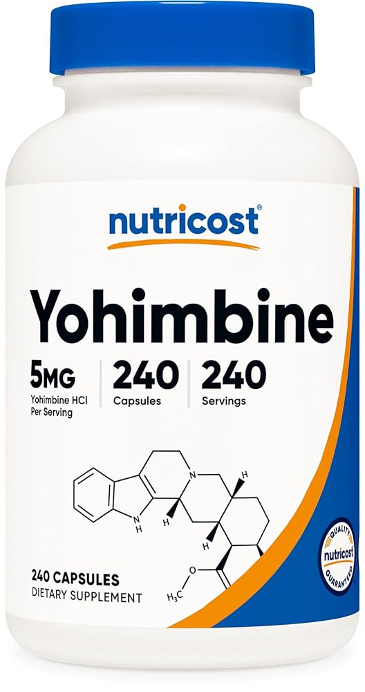 Nutricost Yohimbine HCl 5mg Capsules