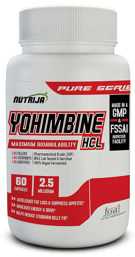 Nutrija Yohimbine HCL 2.5mg Fat Burner