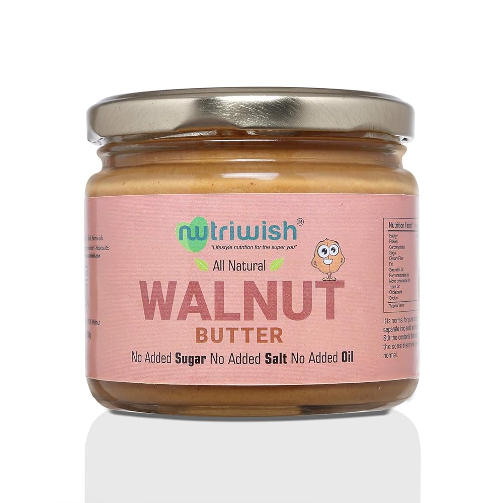 Nutriwish Walnut Butter 250g, Unsweeten...