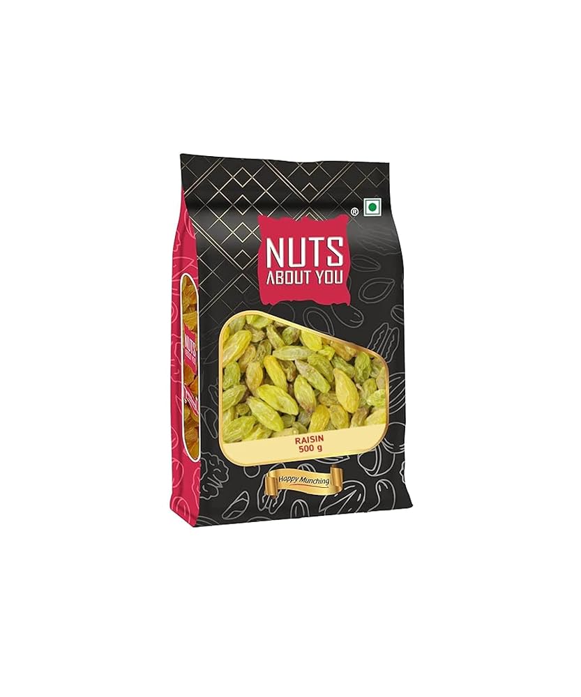 Nuts About You Raisin, 500 g | 100% Nat...