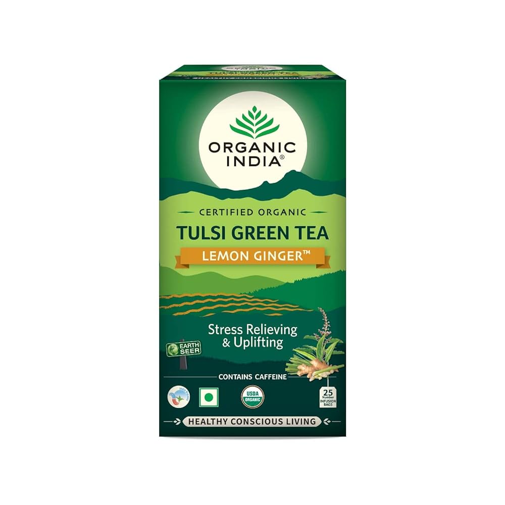 Organic India Tulsi Green Tea Bags