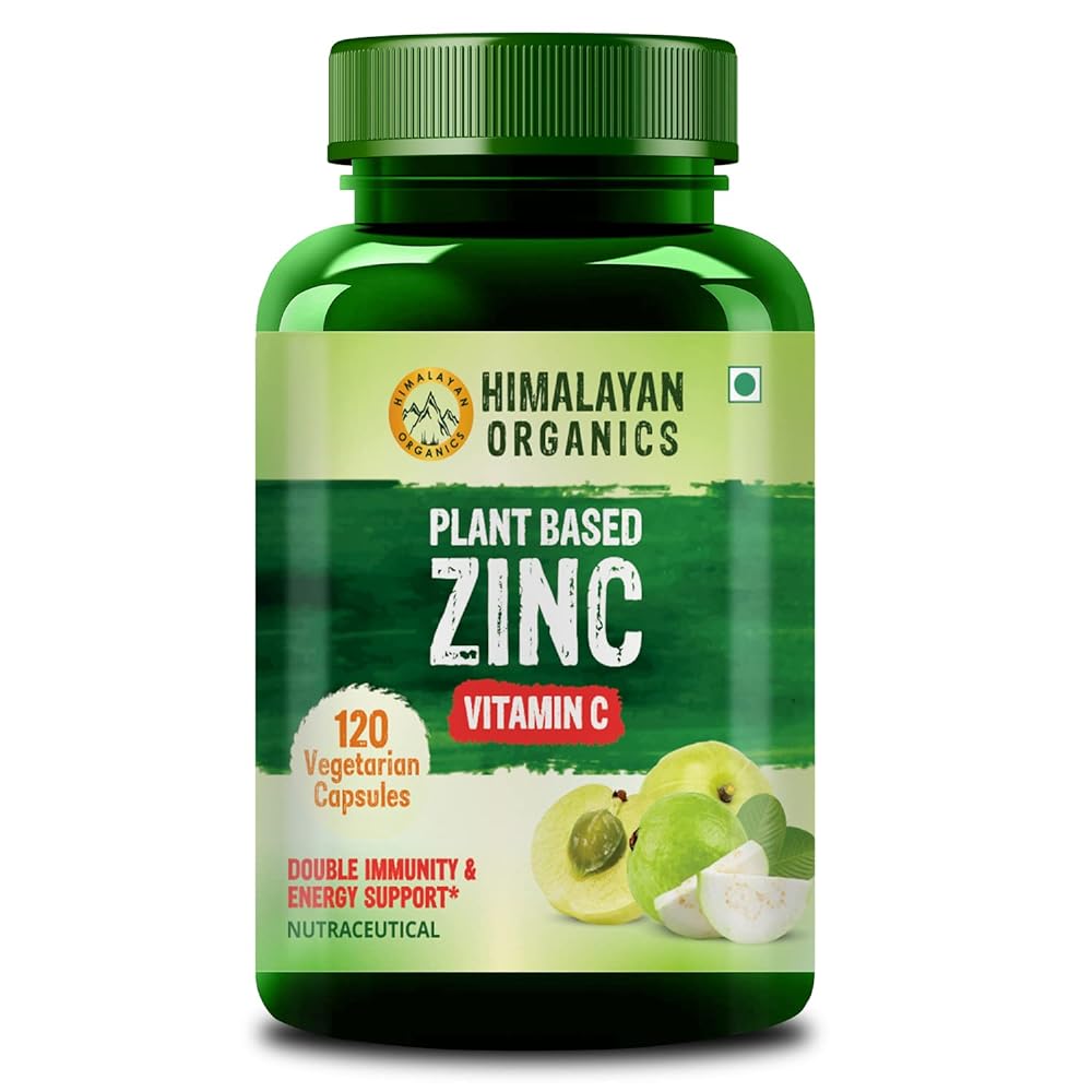 Organic Zinc & Vitamin C Supplement...