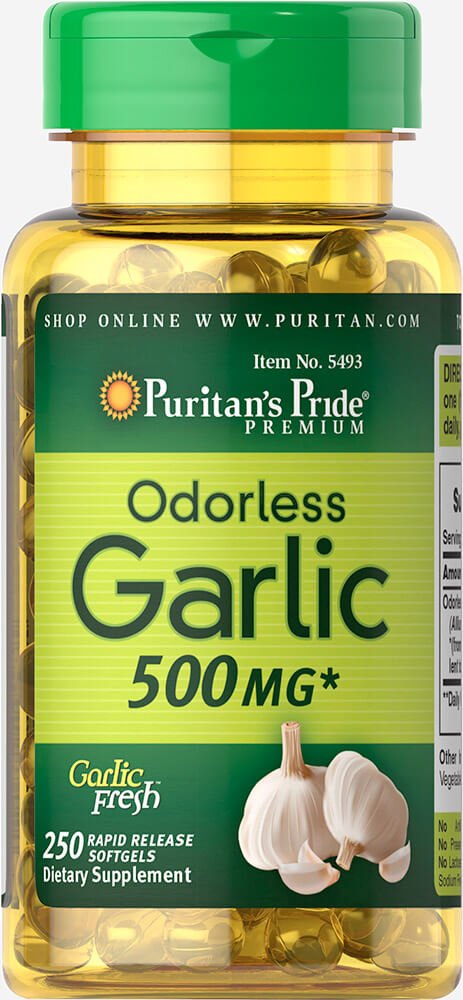 Puritan’s Pride Garlic Softgels, ...