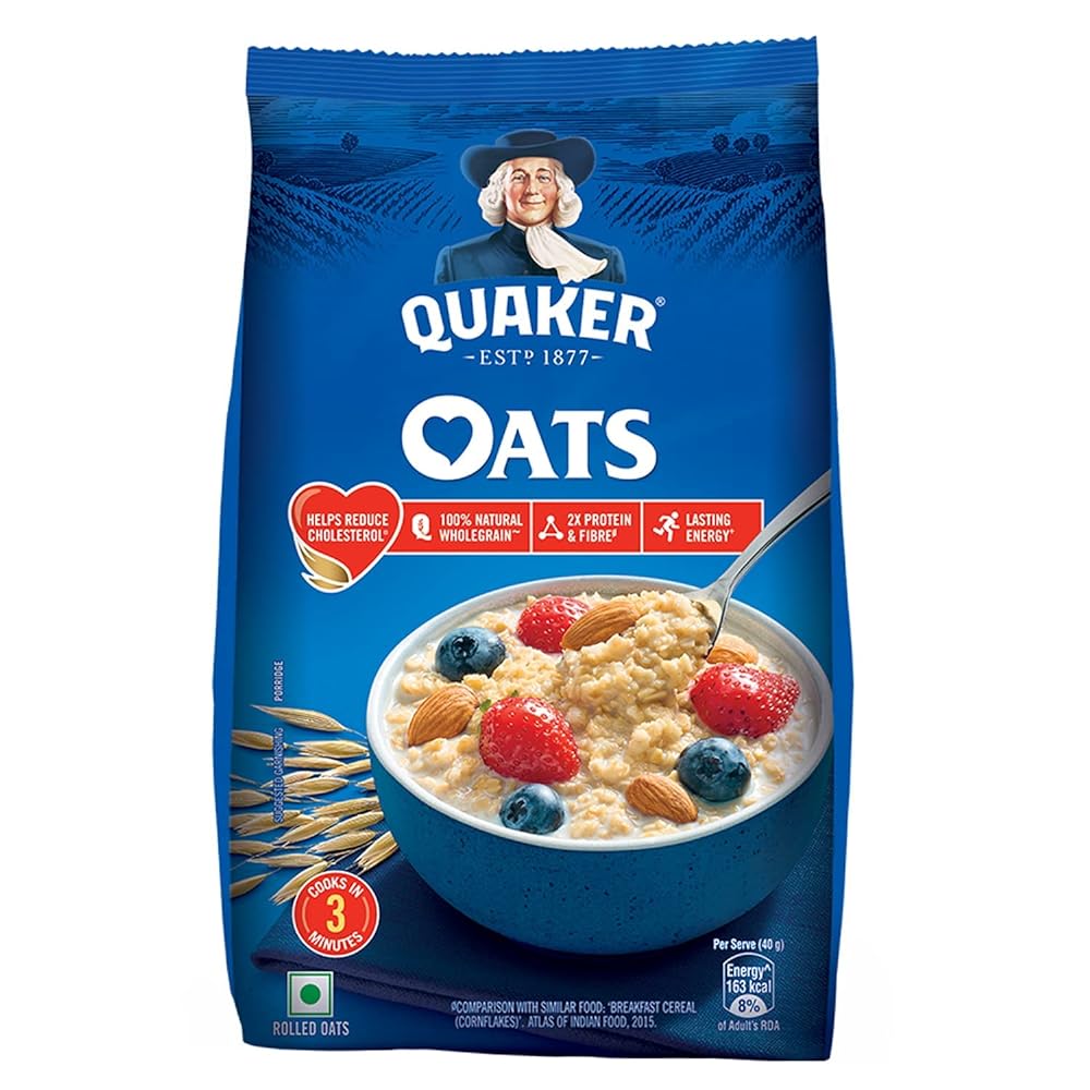 Quaker Rolled Oats 1kg – Nutritio...