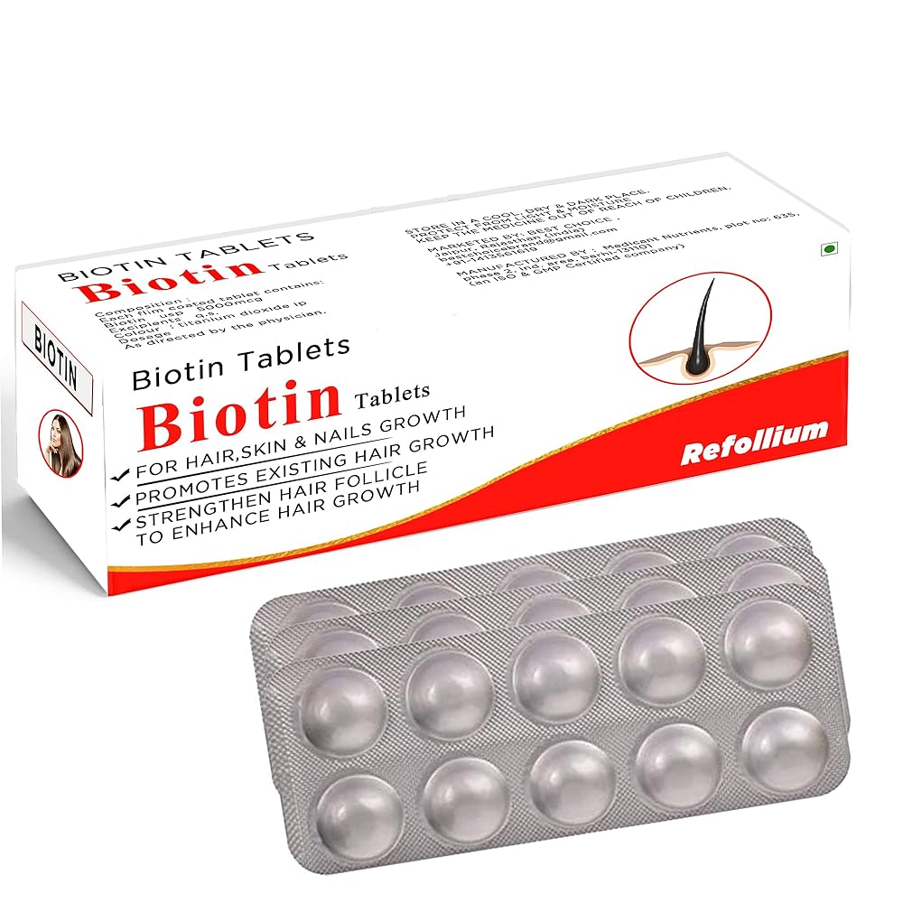 Refollium Biotin Hair Growth Supplement