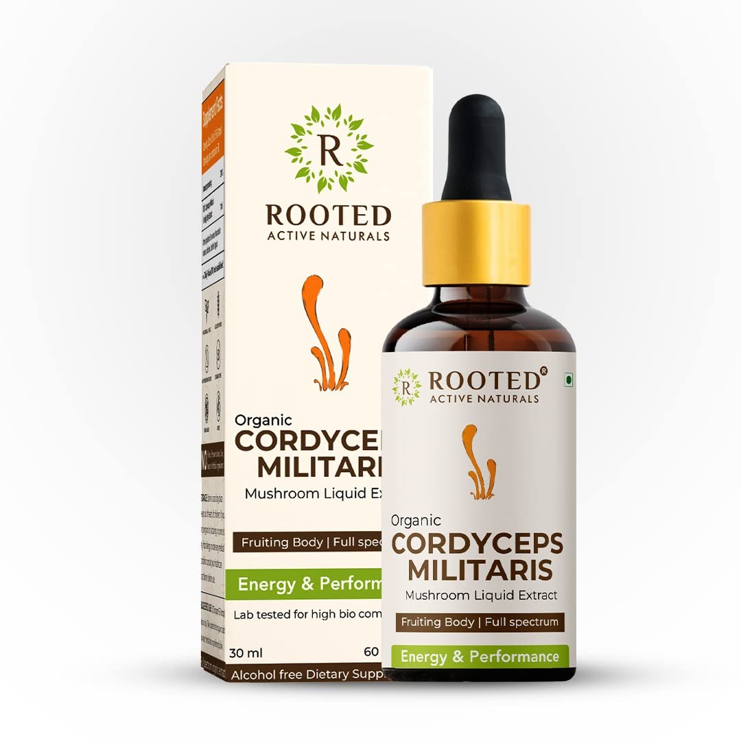 Rooted Actives Cordyceps Supplement ...