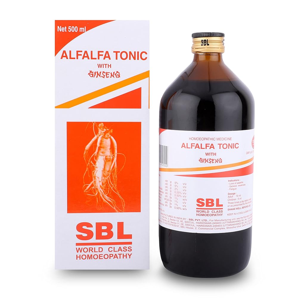 SBL Alfalfa Tonic with Ginseng 500ml