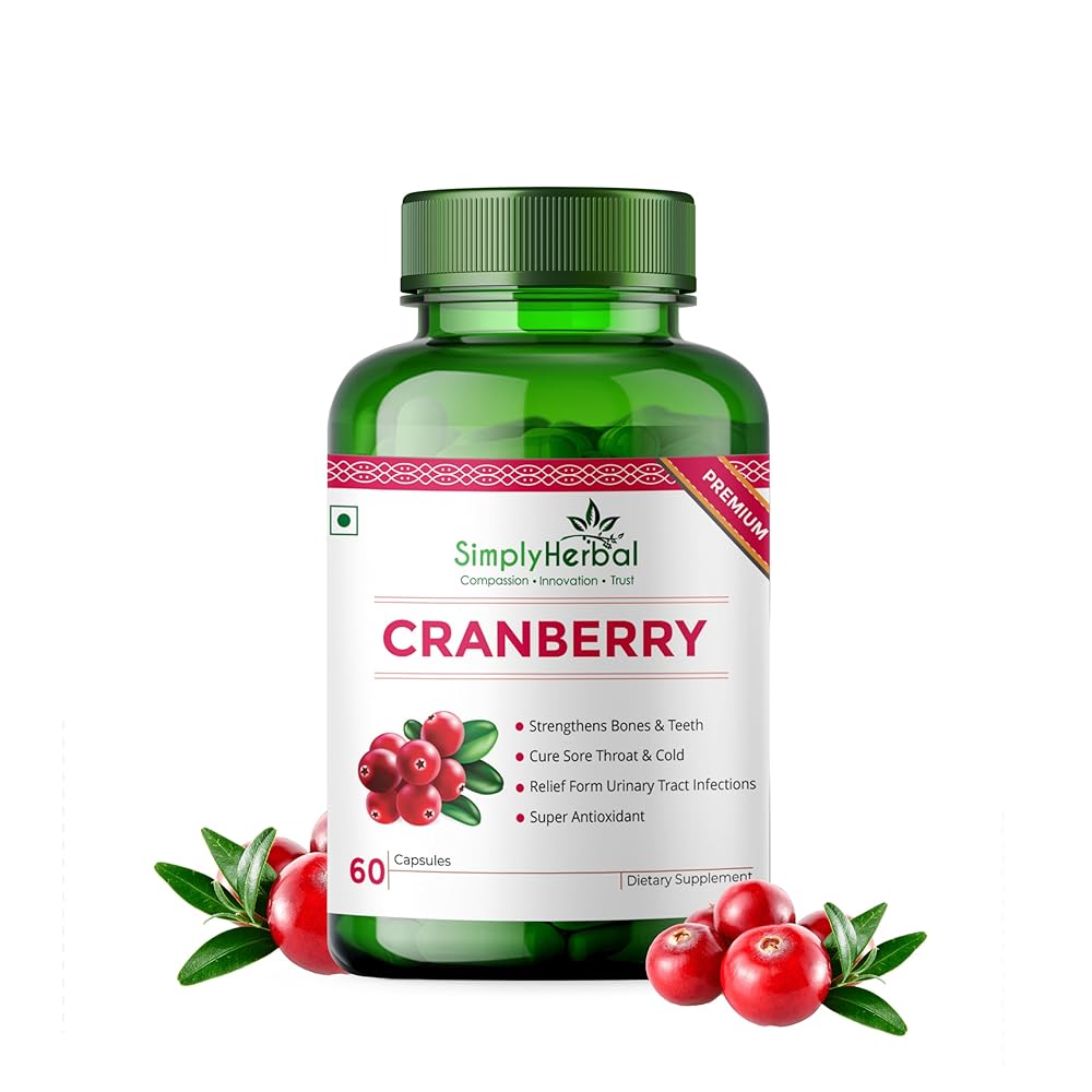 Simply Herbal D Mannose Cranberry Capsules
