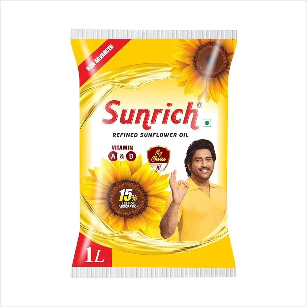 Sunrich Sunflower Oil Pouch, Everyday K...