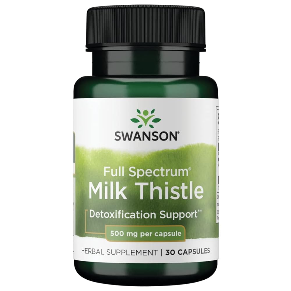 Swanson Milk Thistle Capsules (500 mg) -30