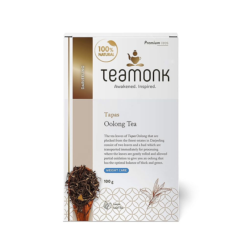 Teamonk Organic Darjeeling Oolong Tea L...