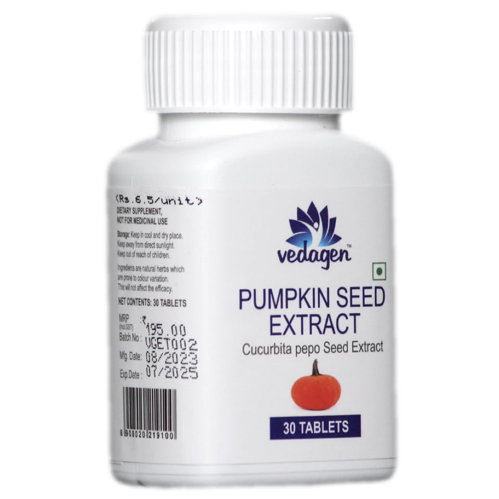 Vedagen Pumpkin Seed Extract Tablets