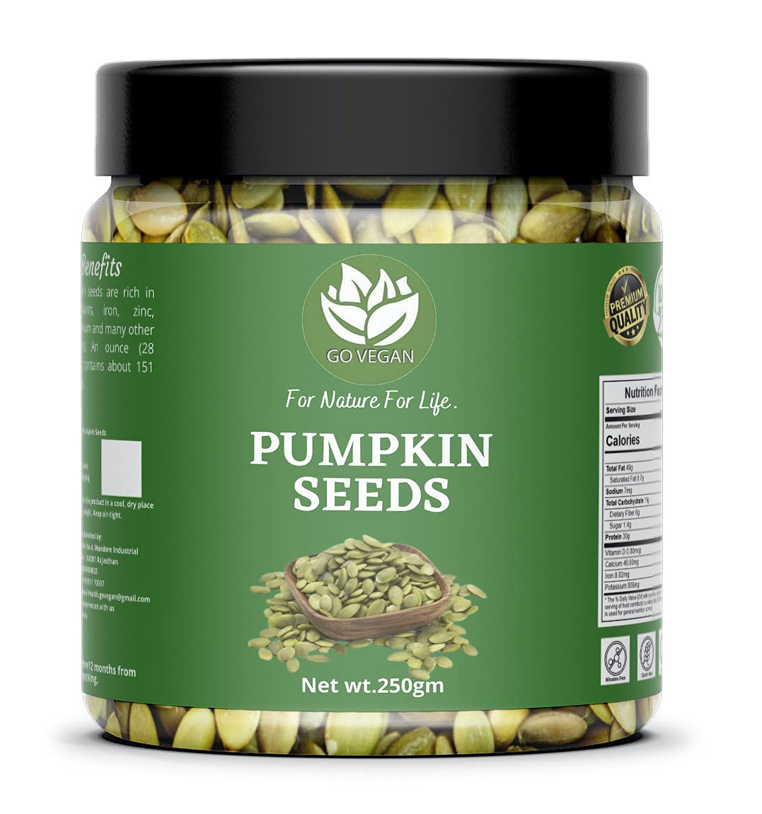 Vegan Pumpkin Seeds Superfood – 250g