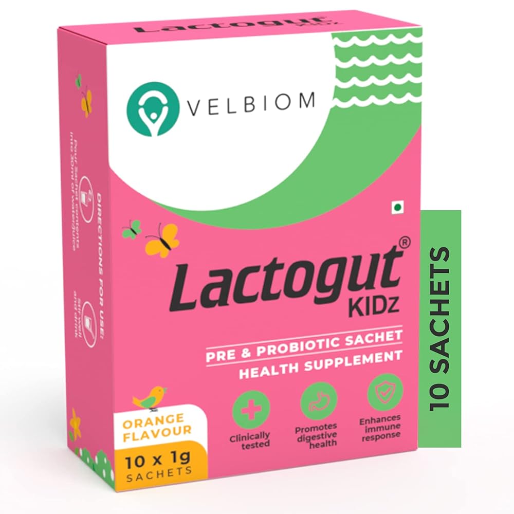 Velbiom Lactogut Kidz Probiotic Powder