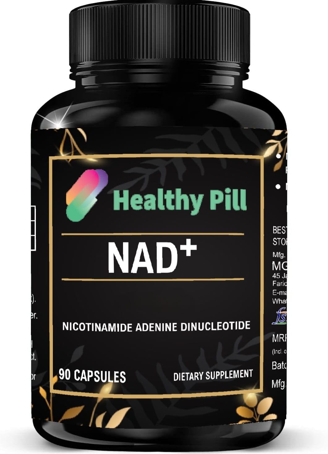 Vitality NAD+ Supplement – 90 Cap...
