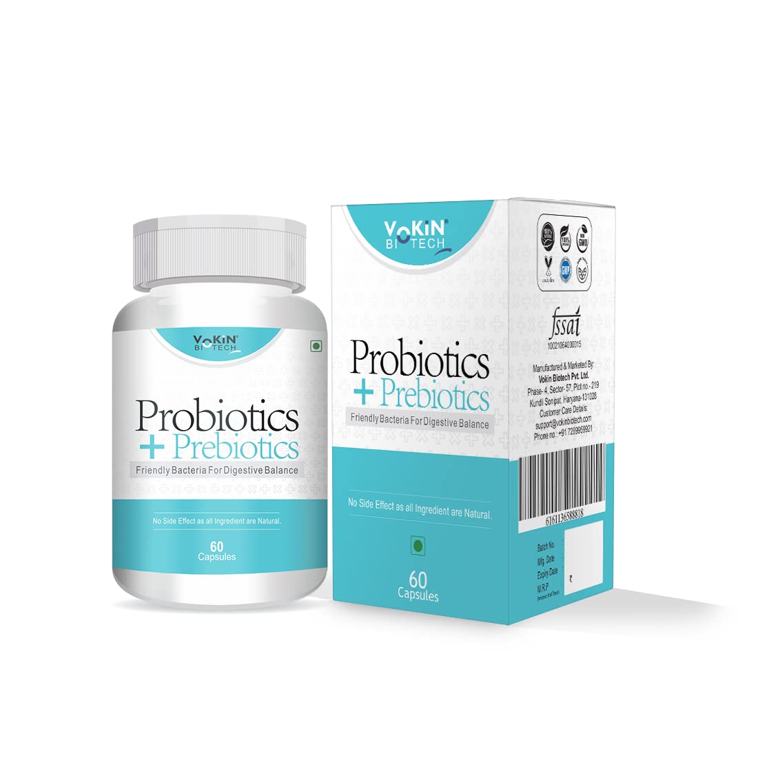 Vokin Probiotics+ Prebiotics 50 Billion...