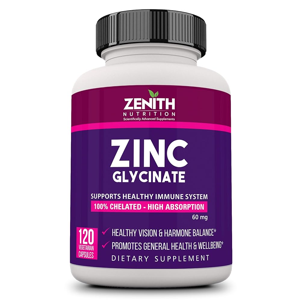 Zenith Nutrition Zinc Glycinate Capsules