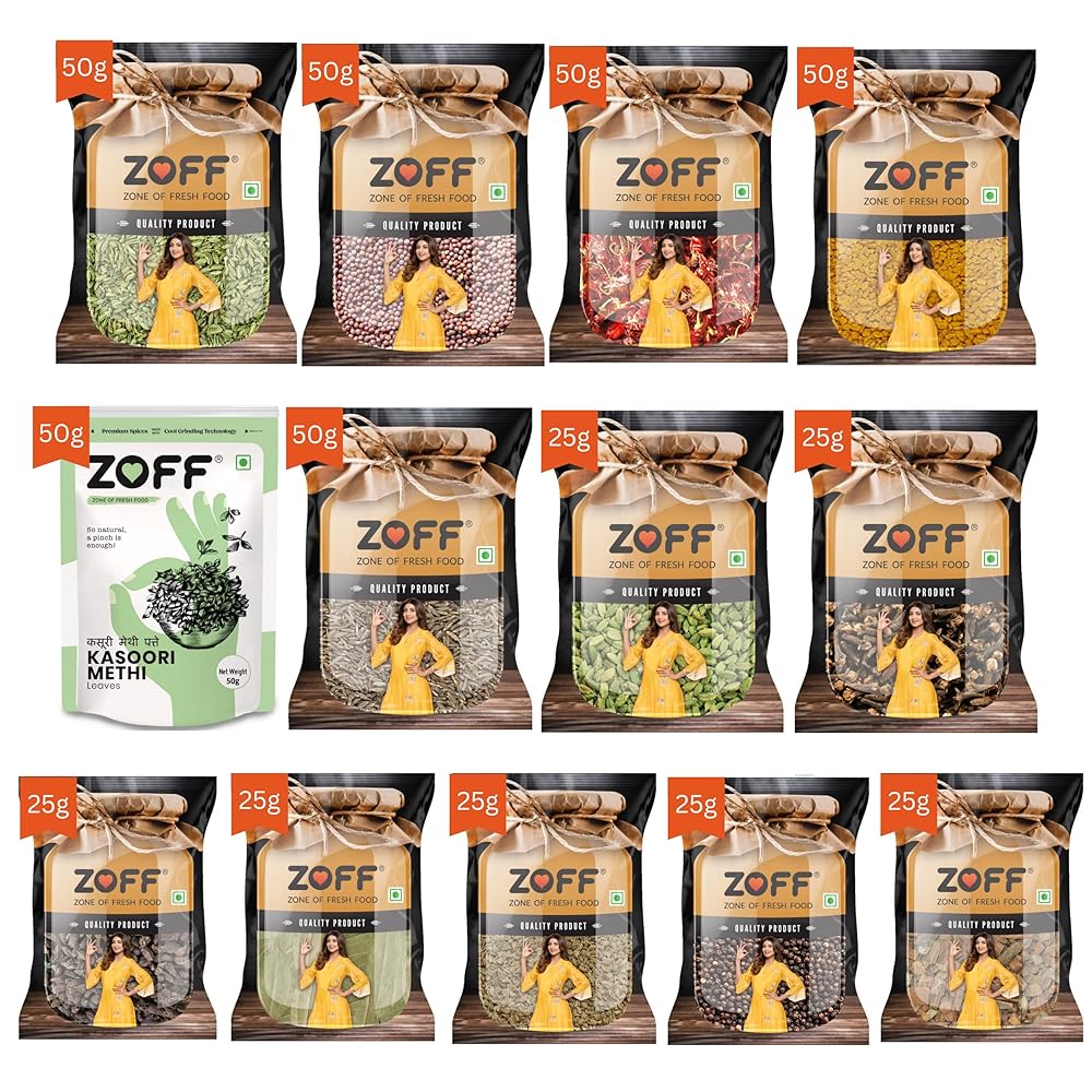 Zoff Whole Spices Pack of 13