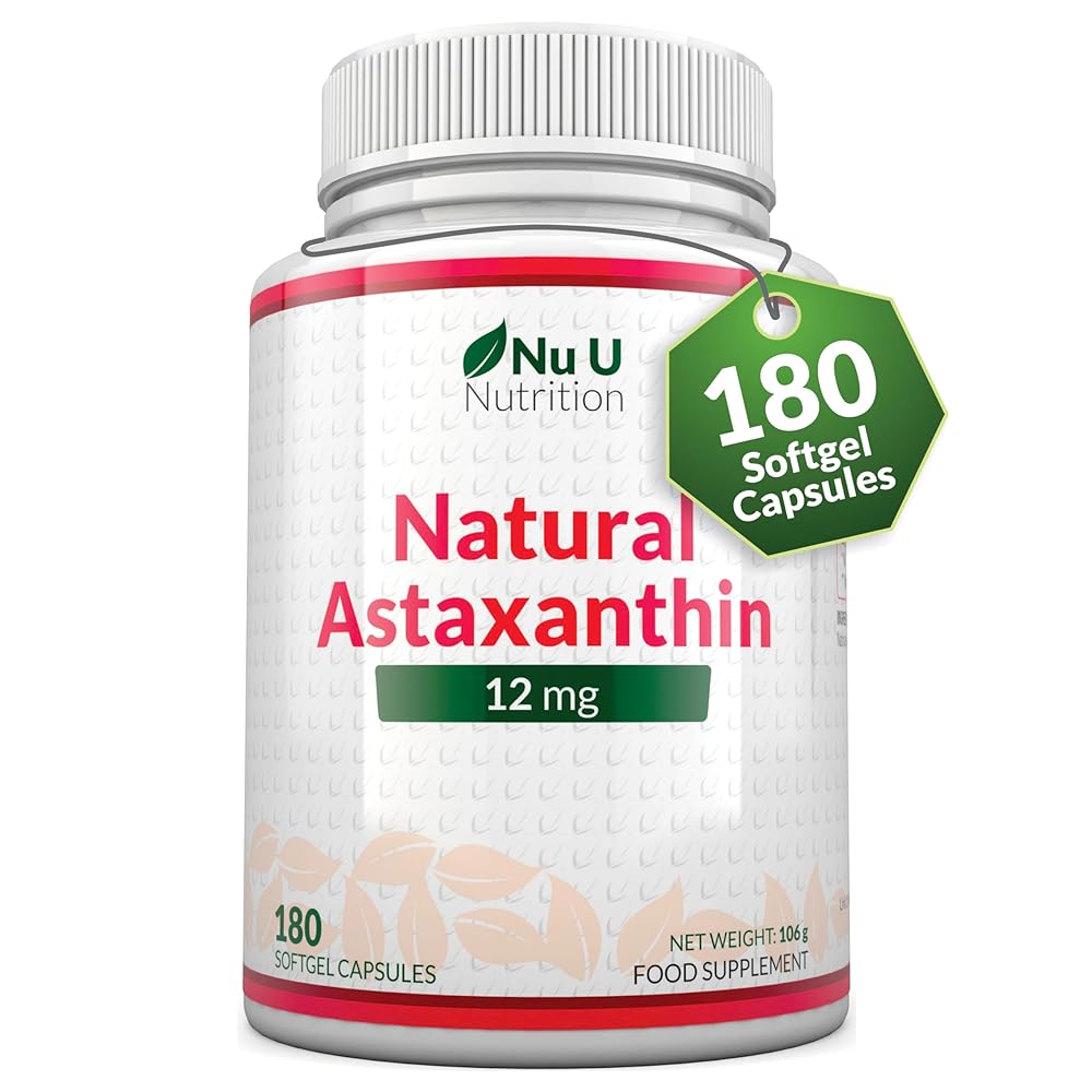 Astaxantin 12mg – 180 Softgel Cap...