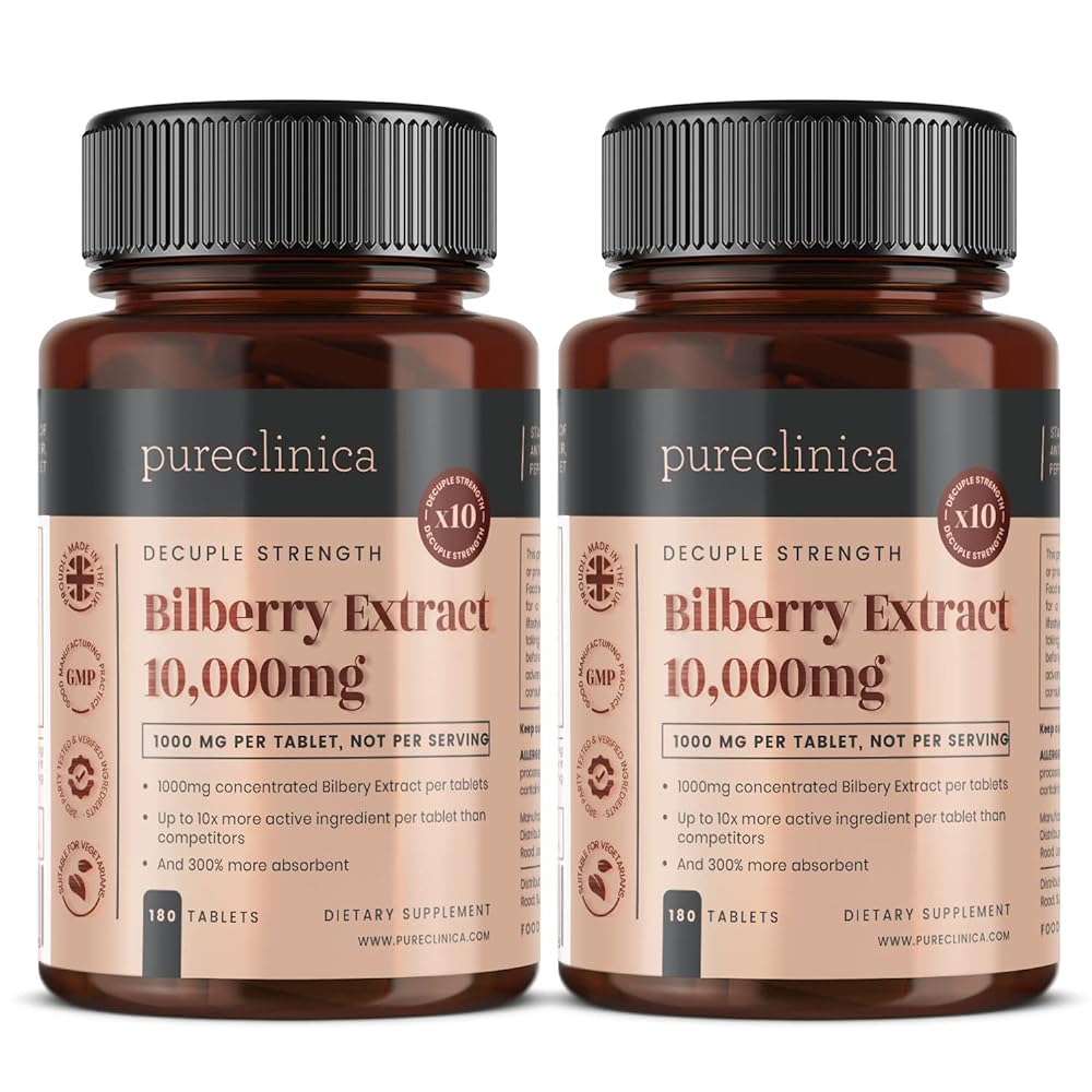 Blueberry Extract 10,000mg x 360 Tablets