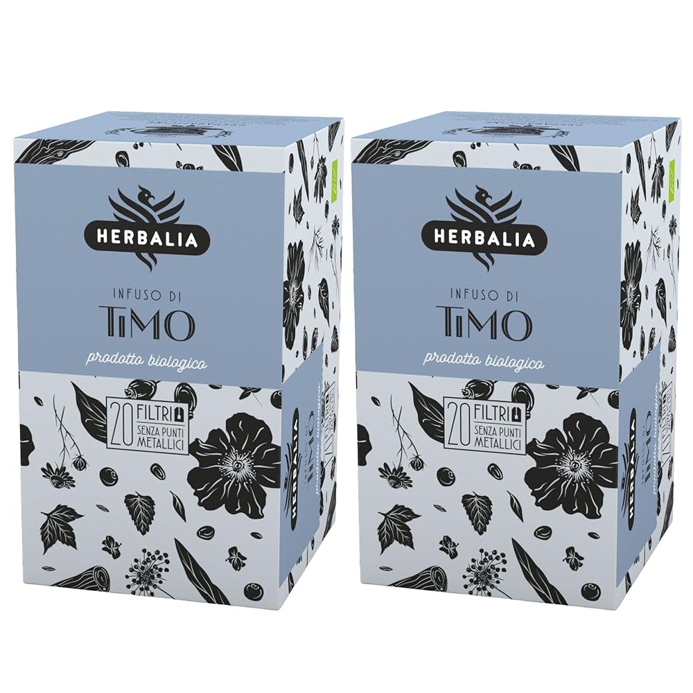 HERBALIA Thyme Tea Bags – 40 Pack...
