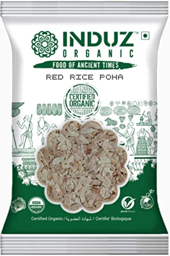 Induz Organic Red Rice Poha – 250g