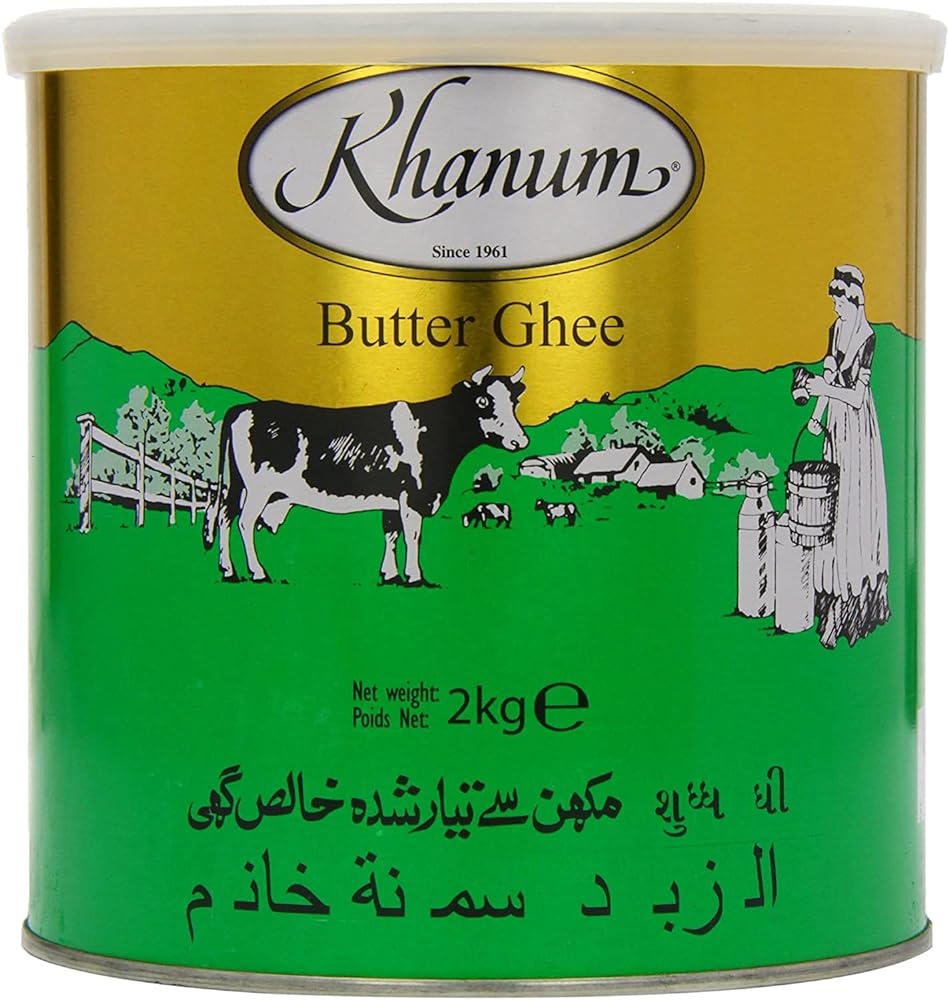 Khanum Burro Ghee 2kg – Creamy, N...