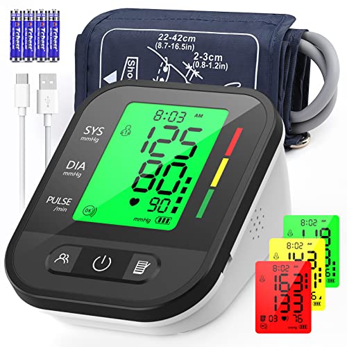KKmier Arm Blood Pressure Monitor with ...